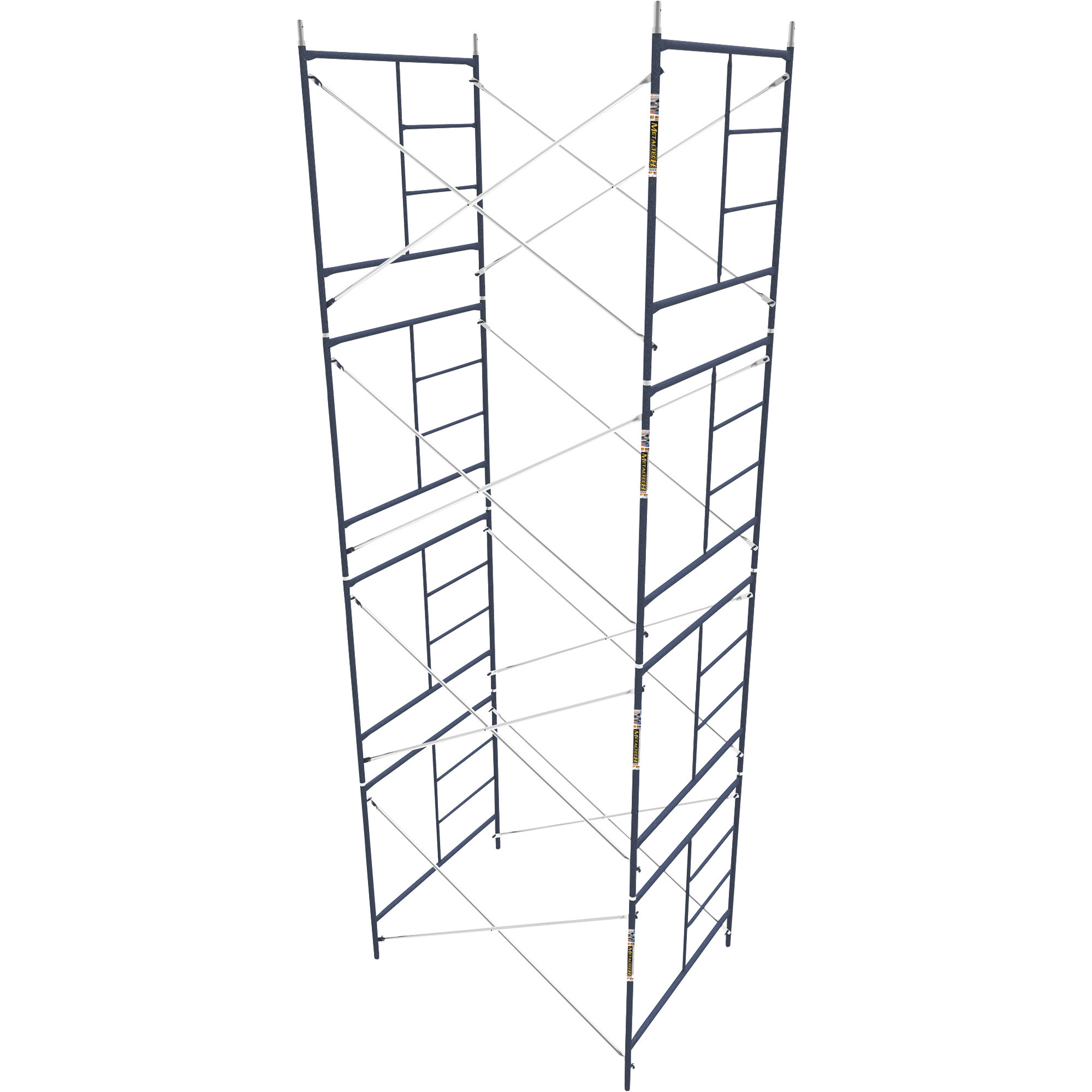 Metaltech Saferstack 5ft. x 5ft. x 7ft. Mason Frame Set of 4-- Model# M-MFS606084AK4